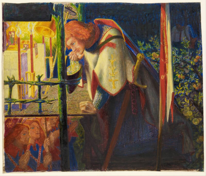 Sir Galahad At The Ruined Cathedral