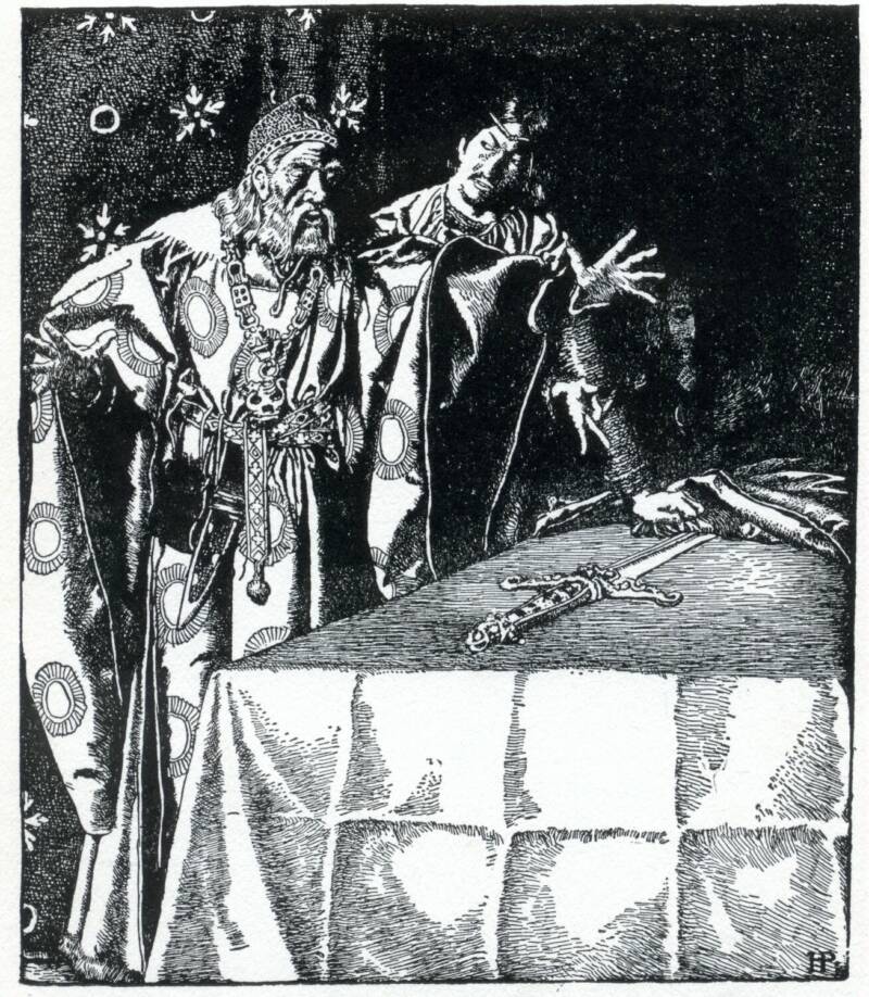 Sir Kay And Sir Ector