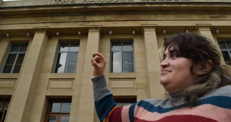 Souza Holding Up Her Find Featured