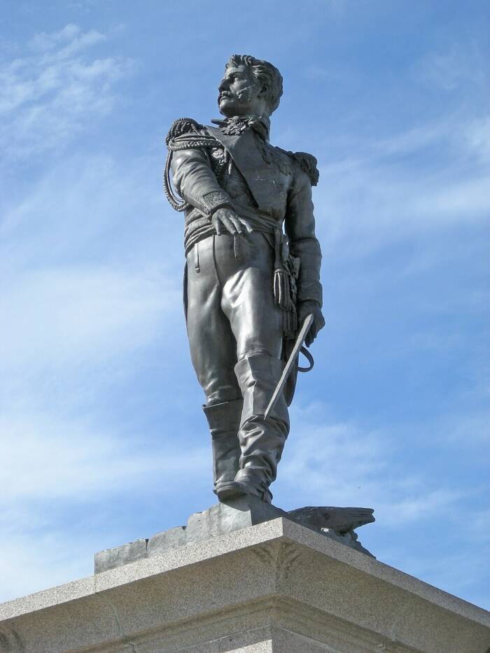 Statue Of General Rapp In Colmar