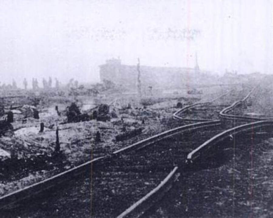 Train Tracks After The Hinckley Fire