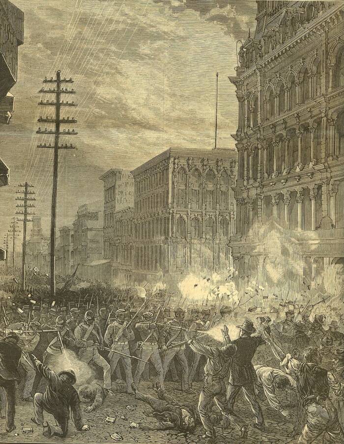 1877 Strike In Baltimore