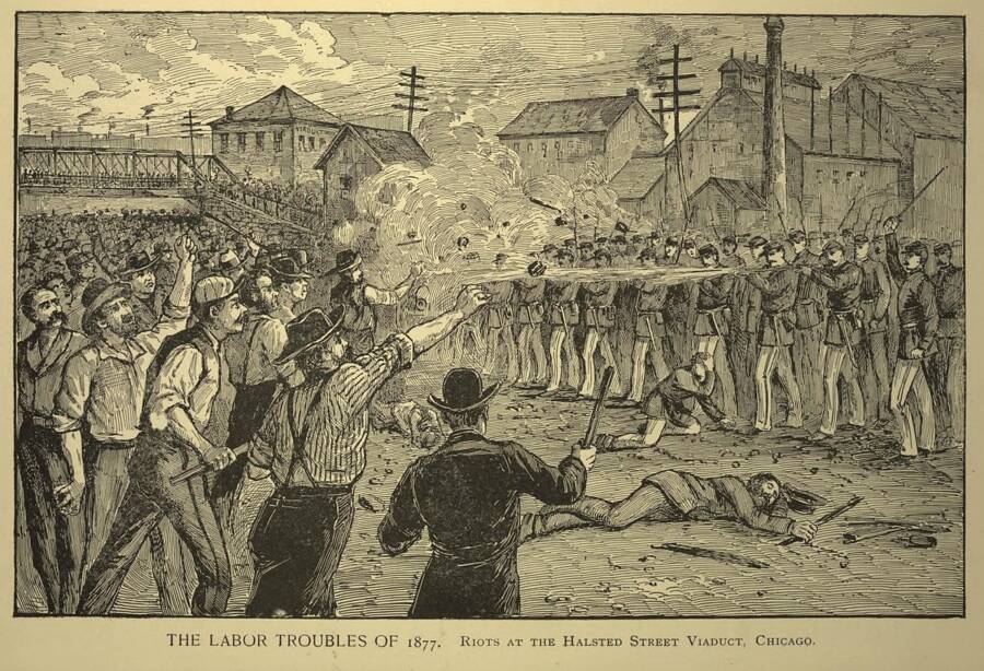 1877 Strike In Chicago