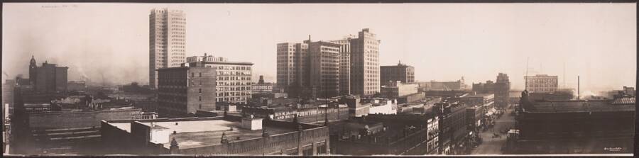 Vintage Birmingham Alabama Skyline