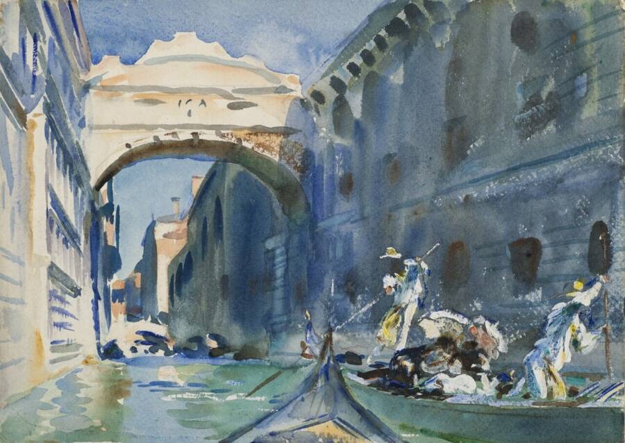 The Bridge Of Sighs By John Singer Sargent