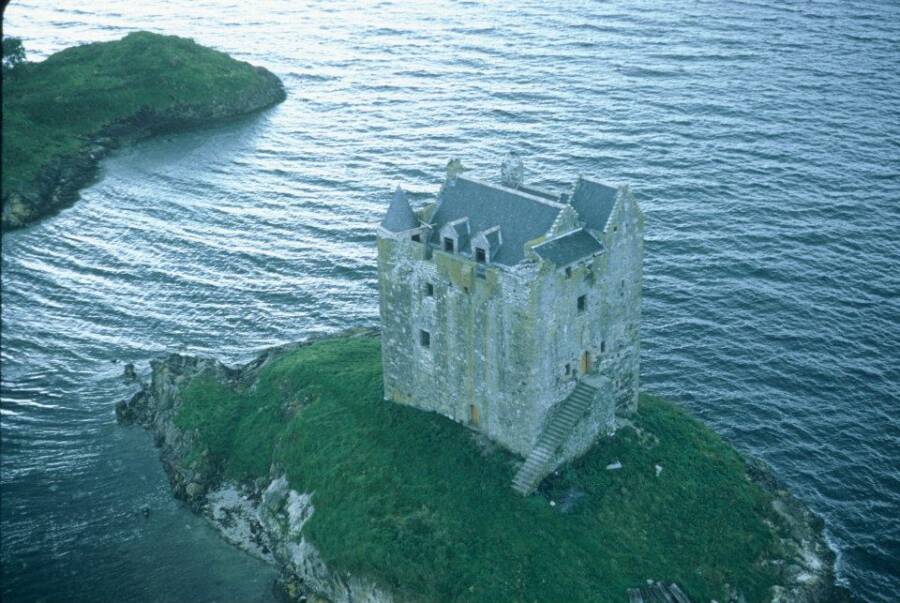 Castle Stalker Aerial View