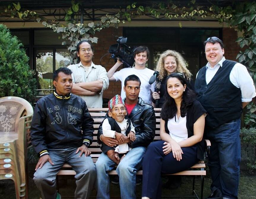 Chandra Bahadur Dangi With The Guinness World Records Team