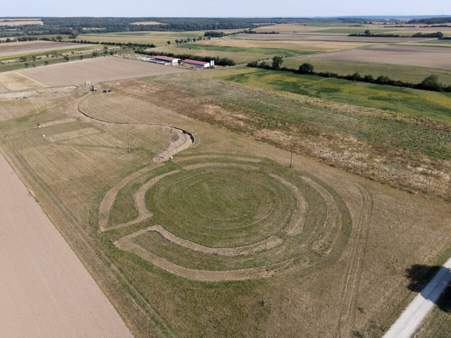 Earthwork Circles In Rechnitz Austria