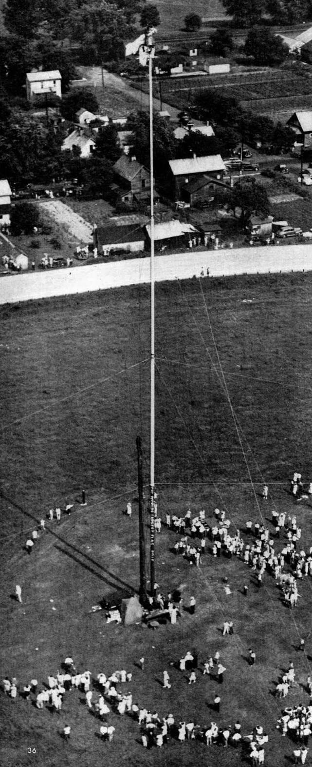 Flagpole Sitting Wedding