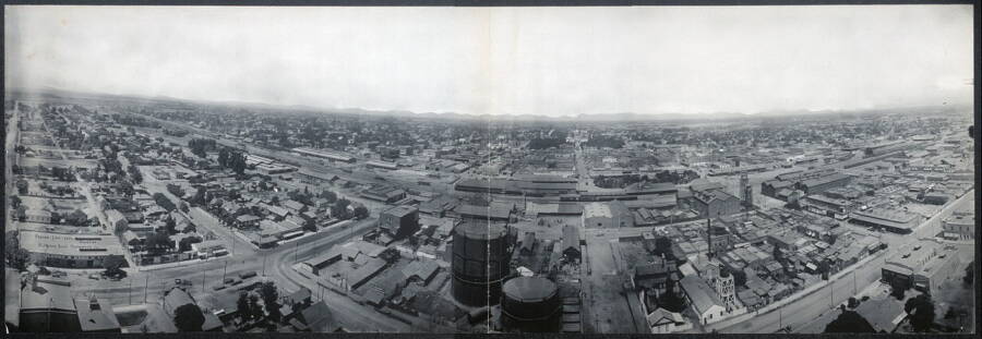 Historical Fresno California Panorama