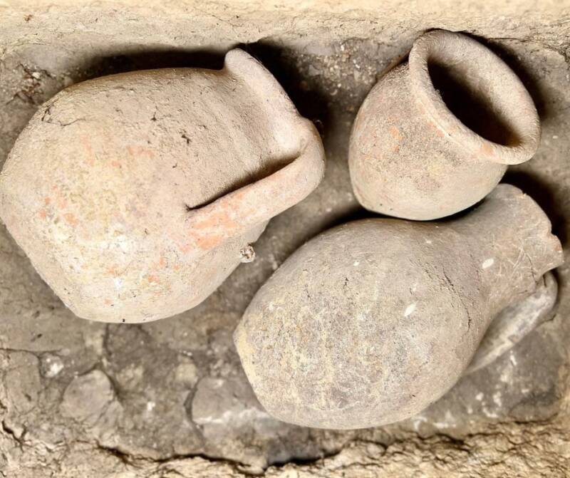 Etruscan Funerary Vessels Found At Palazzone Necropolis