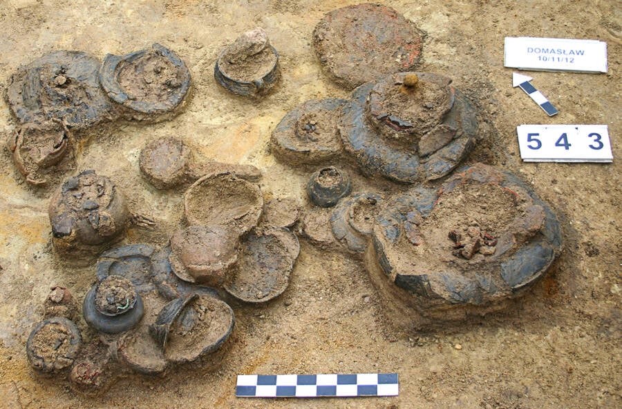 Hallstatt Artifacts In Domaslaw Poland