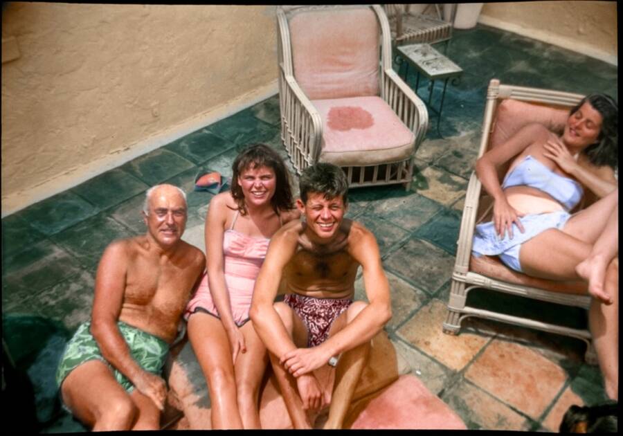 John And Patricia Kennedy With Friends In Palm Beach