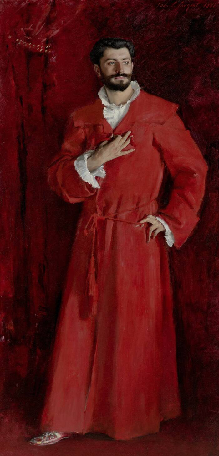 Dr. Pozzi At Home By John Singer Sargent