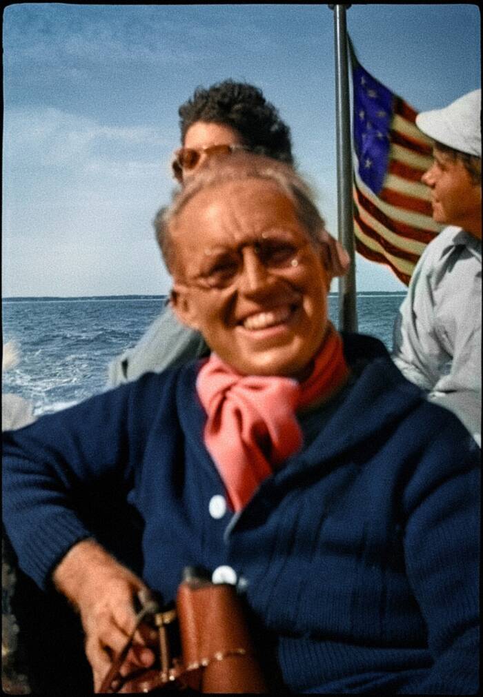 Joseph P Kennedy Sr On A Boat