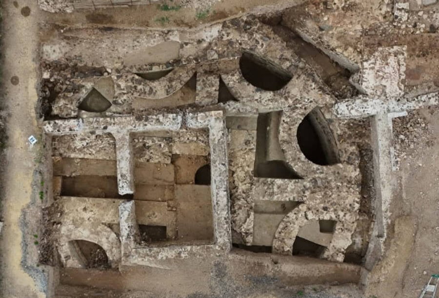 Ancient Roman Mauseoleum Near Lyon