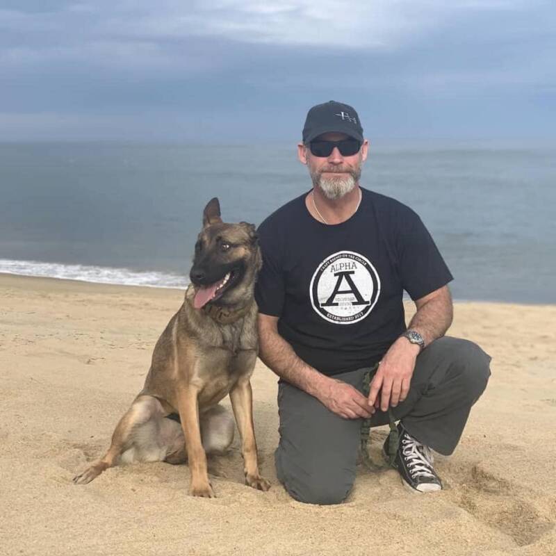 Mike Day With His Dog