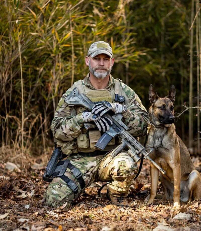 Mike Day With His K9
