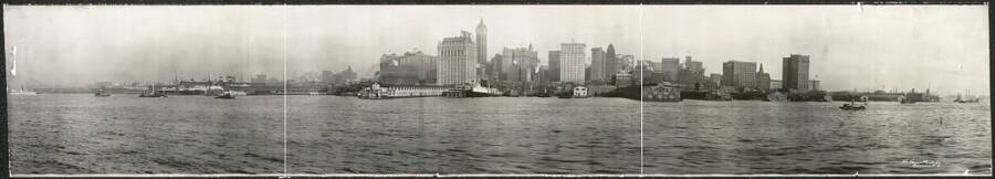 Vintage New York City Waterfront