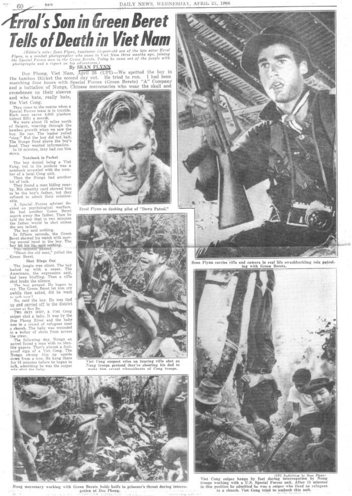 Newspaper Article About The Vietnam War