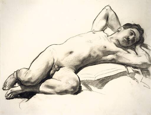 Nude Male Sketch By John Singer Sargent