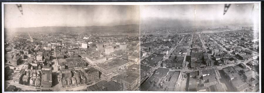 Vintage Oakland California Panorama