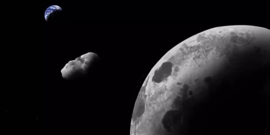 Quasi-Moon Artist Impression