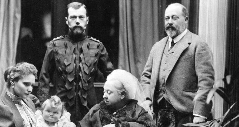 Queen Victoria With Her Descendants Featured