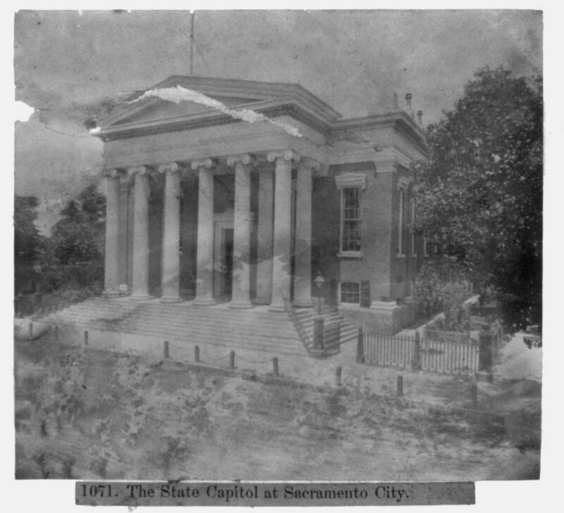 Early Photo Of Sacramento California