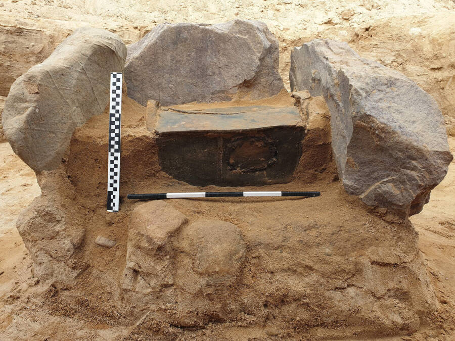 Iron Age Grave In Bożepole Wielkie