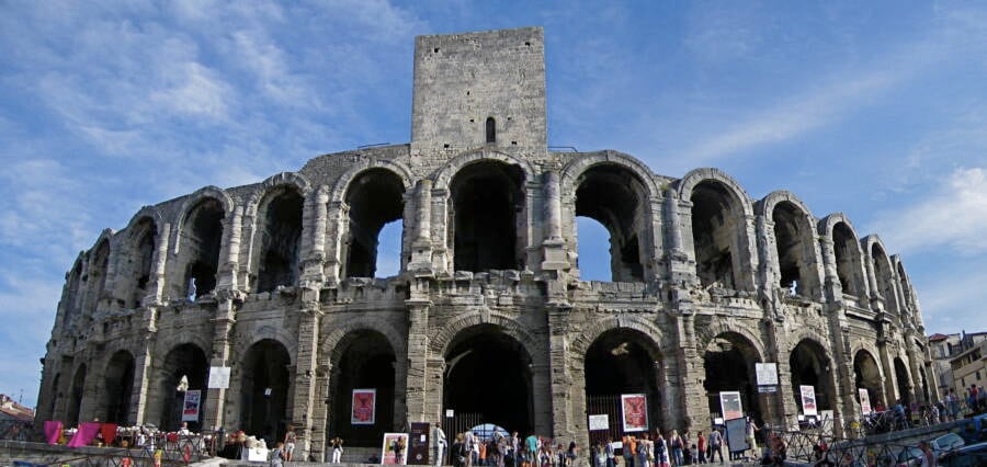 Roman Amphitheatre In Arles