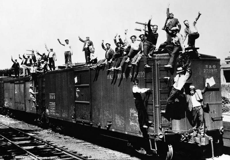 Bonus Army Going To Washington, D.C.