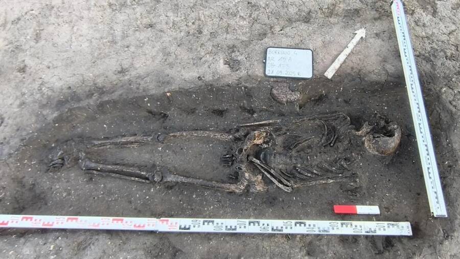 Medieval Cemetery In Borkowo Poland