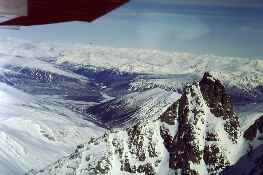 Brooks Range From Airplane