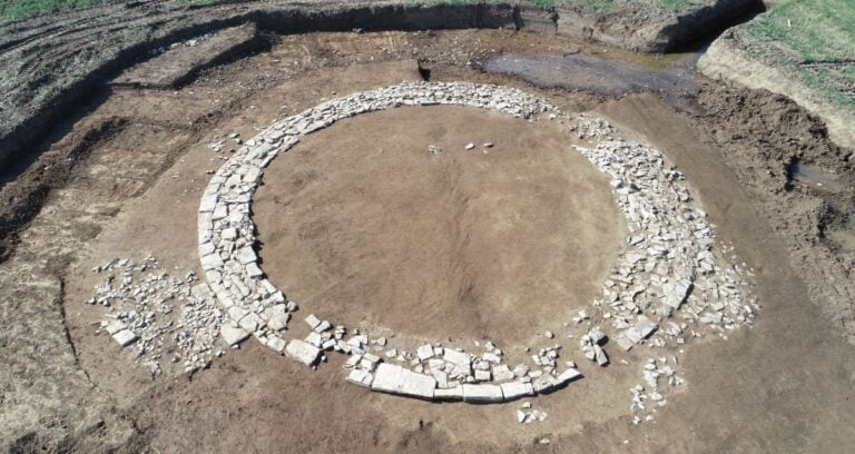Circular Roman Burial Mound Featured