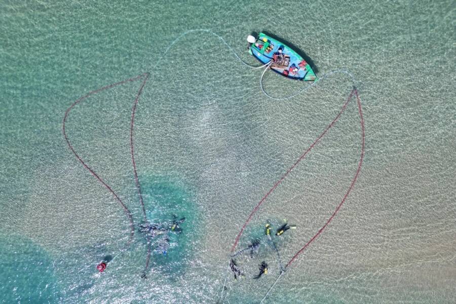 Divers At Dor Lagoon Shipwrecks