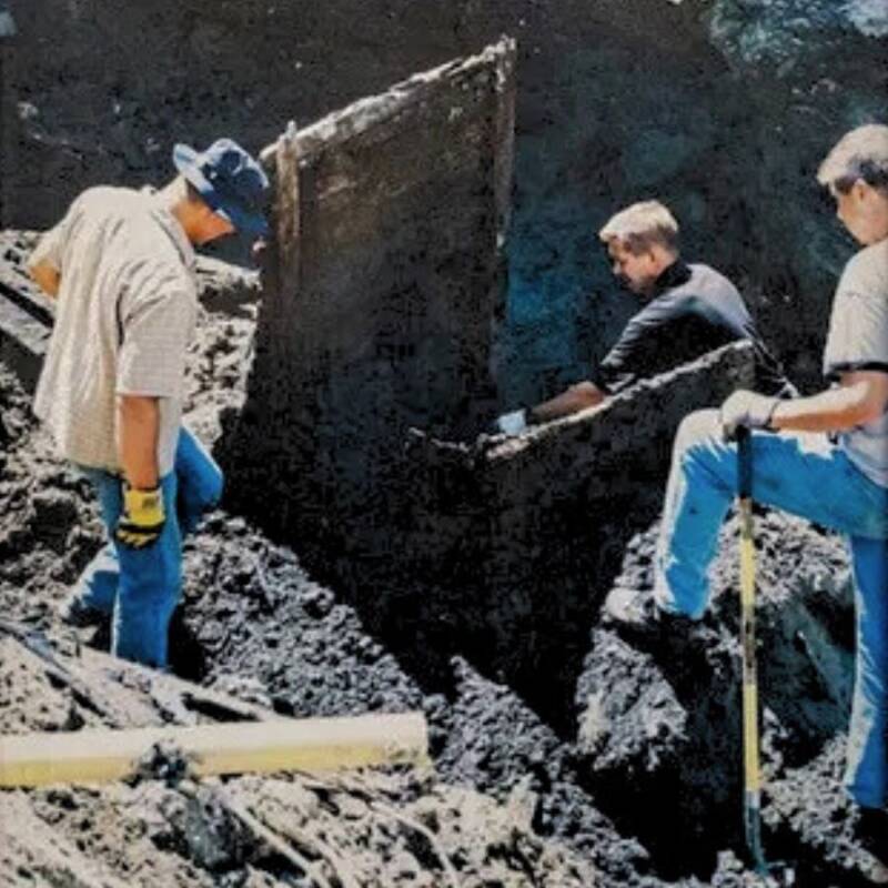 Excavating The Well Shaft