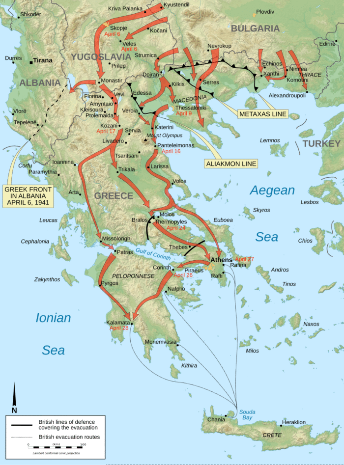 German Invasion Of Greece