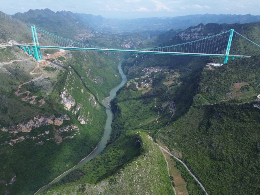 Huajiang Grand Canyon Bridge In China