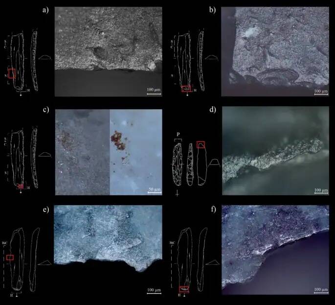 Microwear Traces On Milovice Blades
