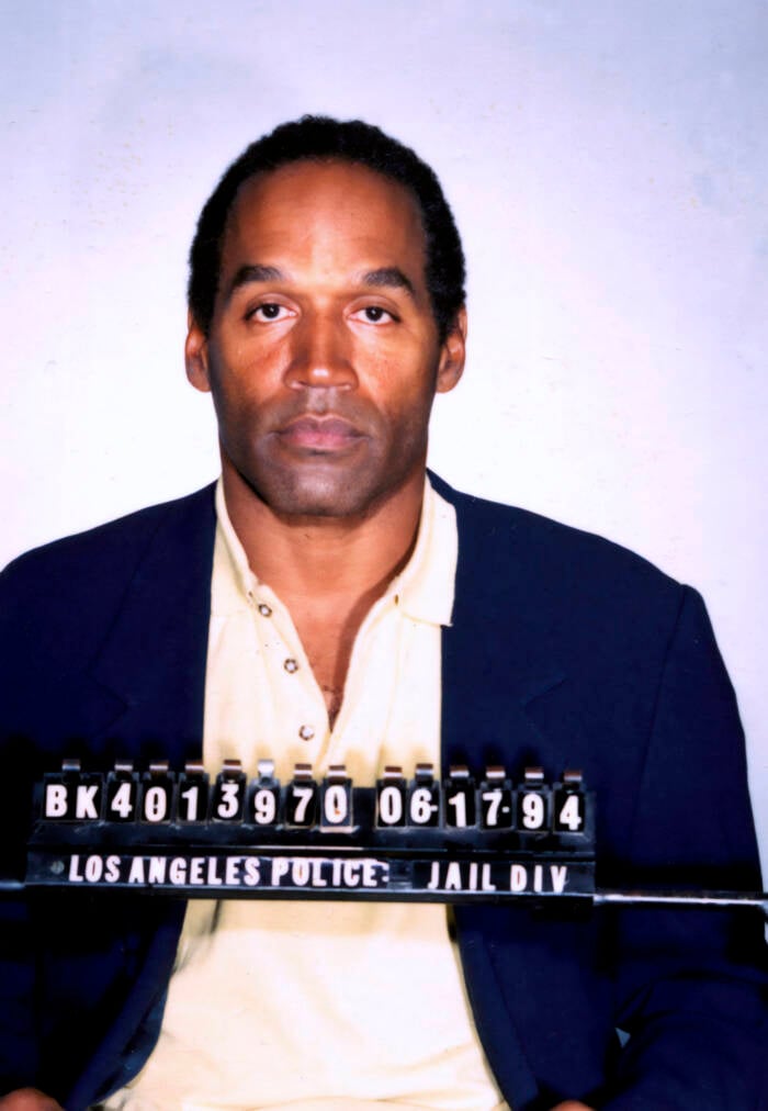 OJ Simpson Mug Shot