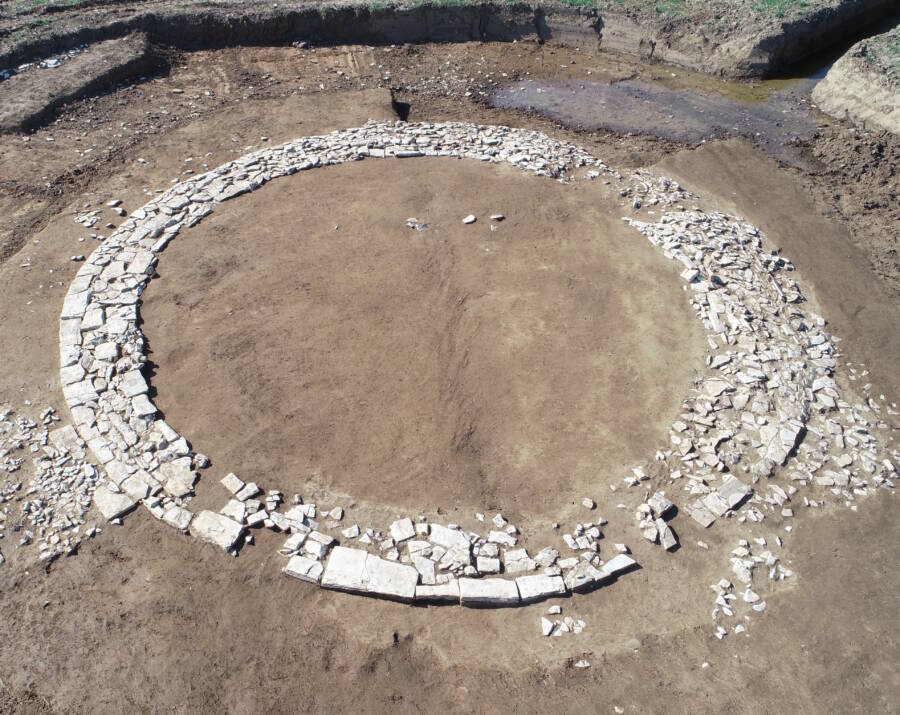 Roman Stone Circle In Wolkertshofen