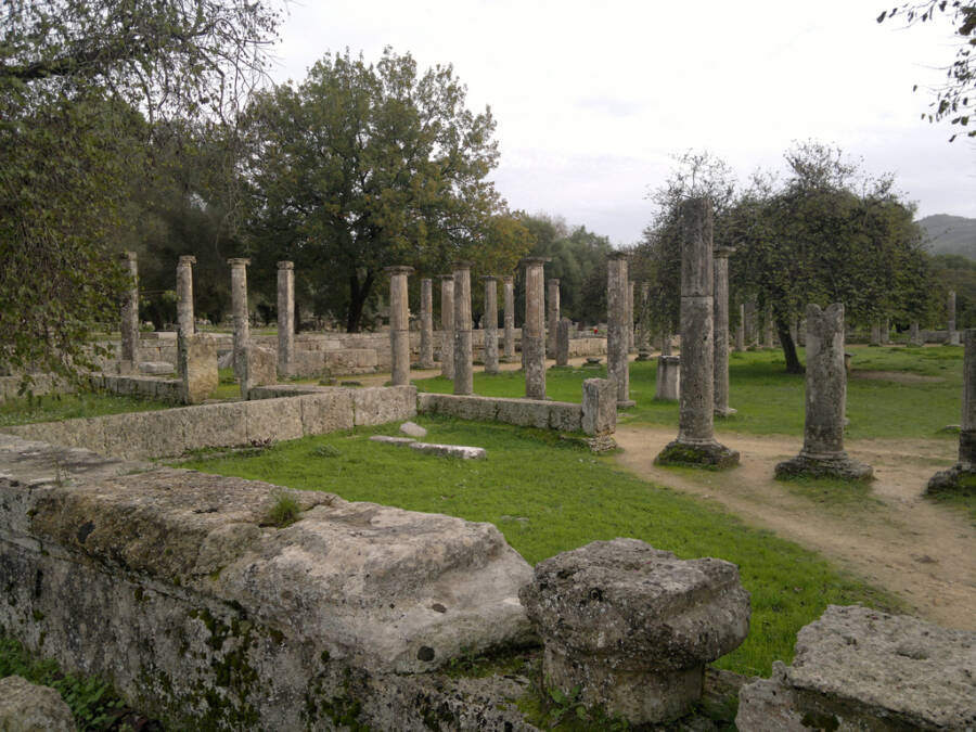 Ruins In Olympia Greece