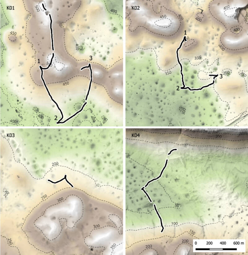 Scans Of Prehistoric Hunting Traps