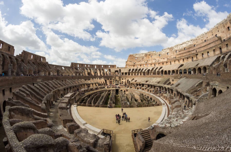 Roman Colosseum Interior
