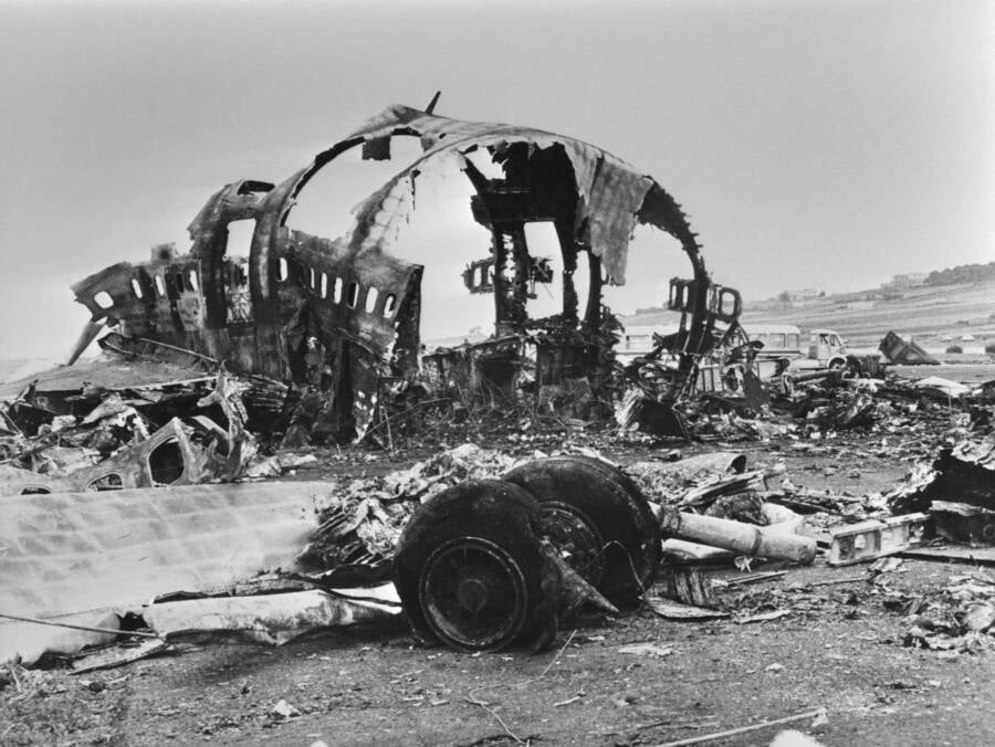 Aftermath Of The Tenerife Airport Disaster