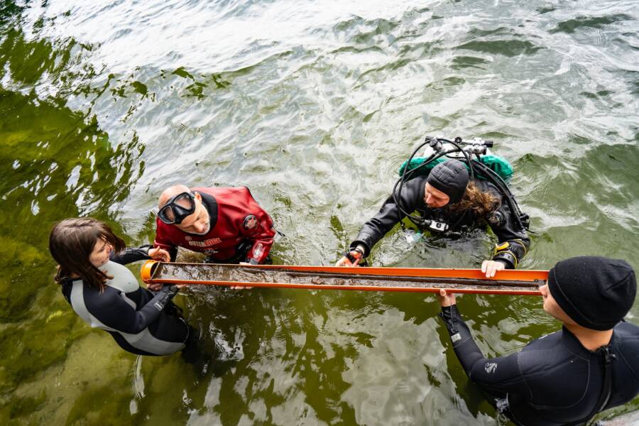 Archaeologists Uncover Medieval Spear