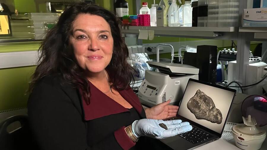 Bettany Hughes With Chewing Gum