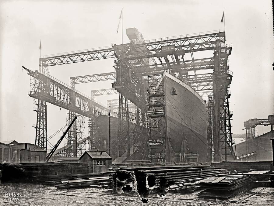 Britannic Under Construction