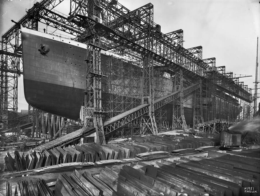 Britannic Before It Was Launched